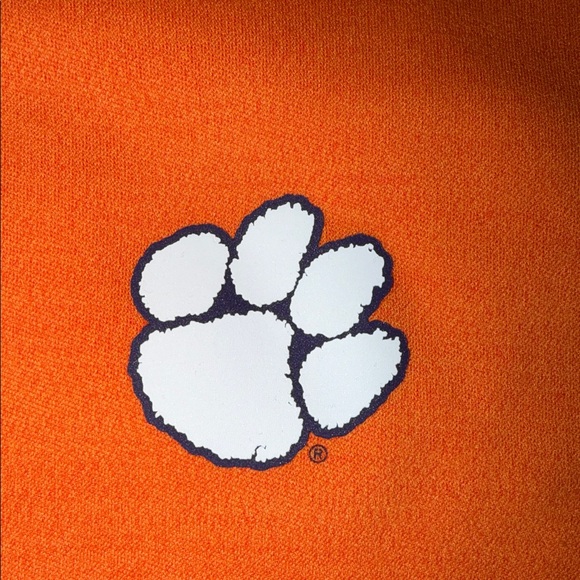 Nike Clemson Orange Quarter-Zip Pullover with Logo Size XXL - Picture 6 of 12